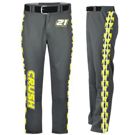 Wholesale High Quality Softball Pants Sublimated Custom Logo Best Print New Design Blank Baseball Pants