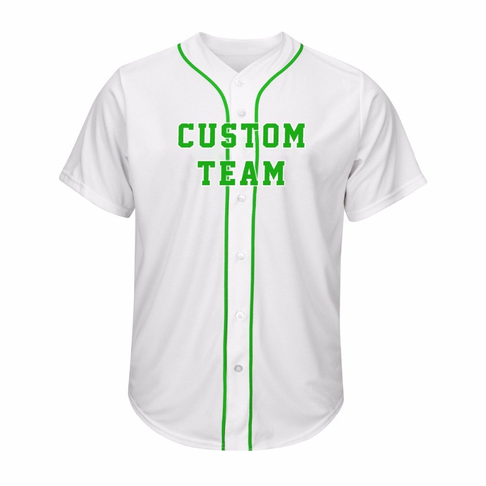 New Fashion Baseball Jersey Men's Blank For Bulk Custom Baseball Jerseys Slim Fit 100% Polyester Youth Wholesale Shirt Baseball