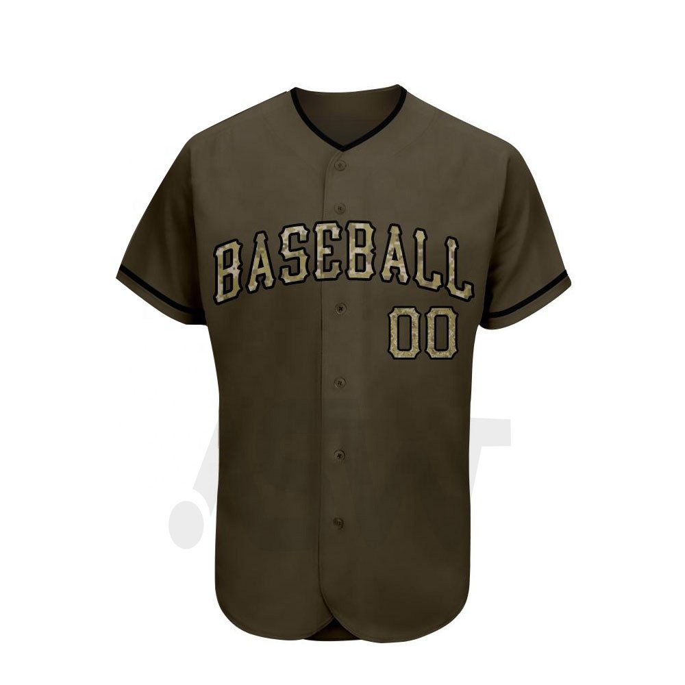 Wholesale latest design full embroidery baseball jerseys, customized embroidery design baseball jersey