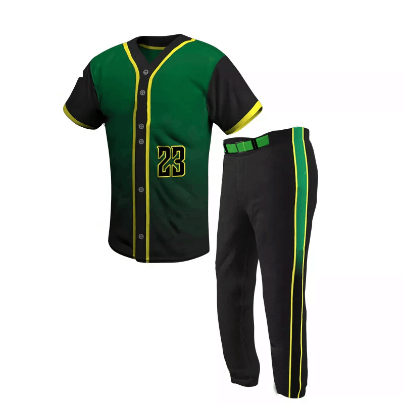Manufacturing Wholesales Custom Sports Wear Baseball Uniform High Quality Custom Logo Men's Baseball Uniform