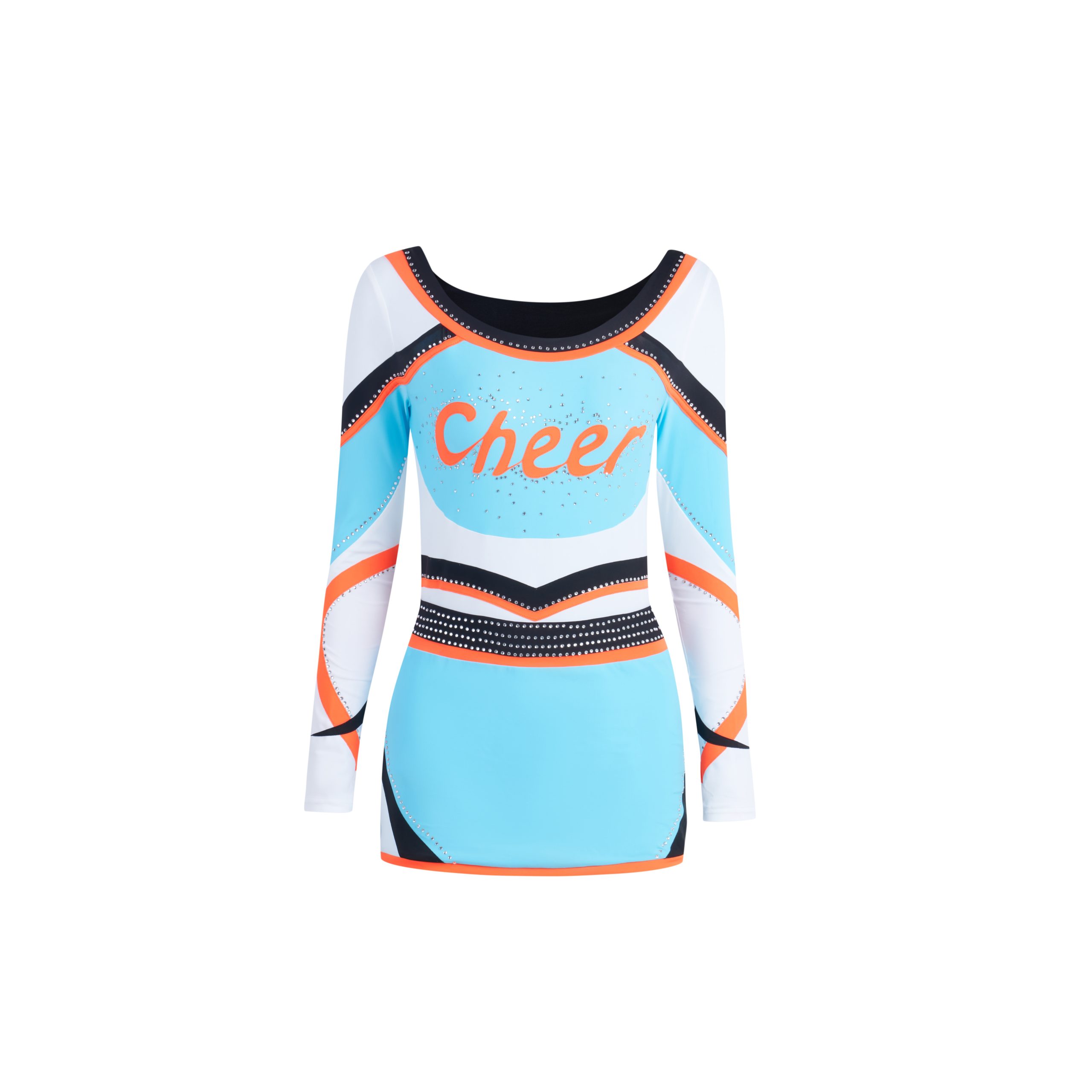 High Quality Sports Wear Customized Logo Printing Cheap Price Women Cheerleading Uniform Available In Different Colors