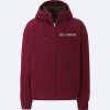 Custom Zipper Maroon New Style Hoodie with Vinyl Printing