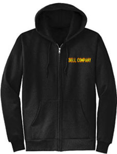 Custom Zipper Blacked Hoodies with Vinyl Printing