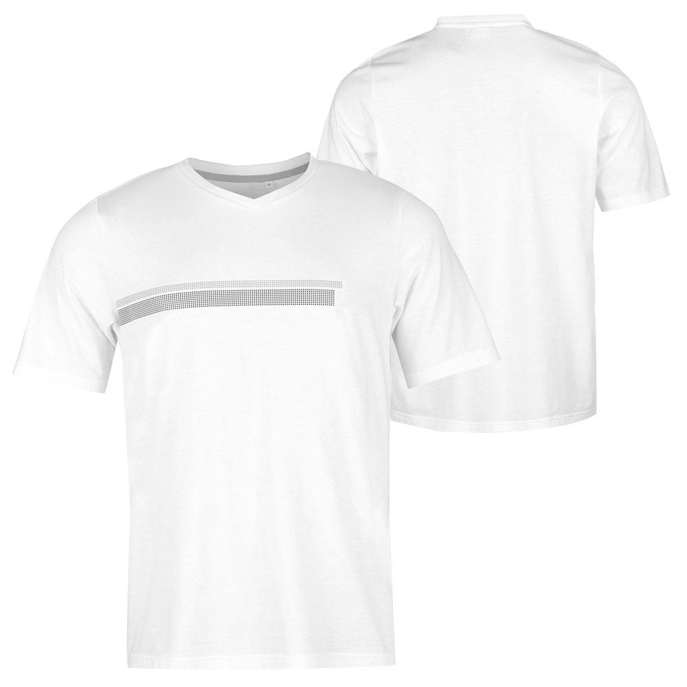 Blank Men's Oversized Short-Sleeve V-Neck T-Shirt