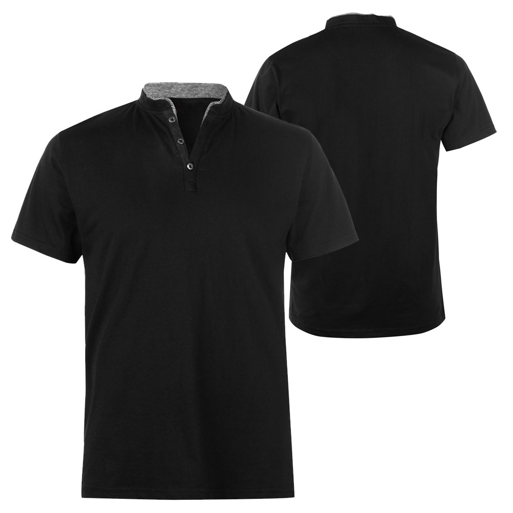 Men Blank Premium Fit Short Sleeve Collar With Button T-shirts