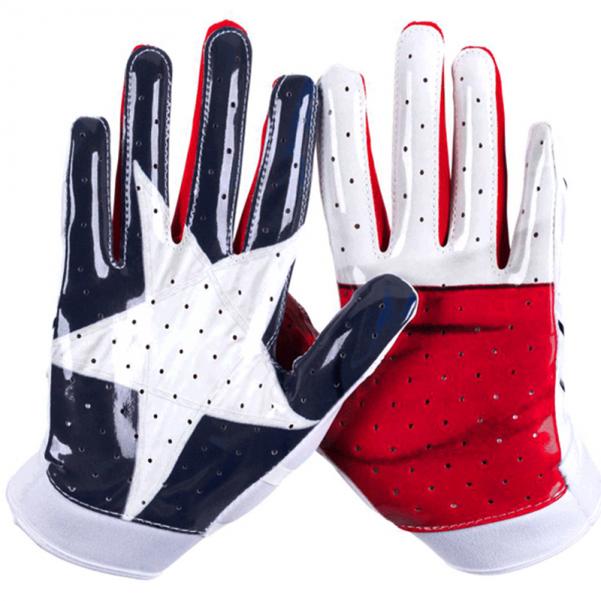 Custom Team Fashion Multi functional American Football Gloves