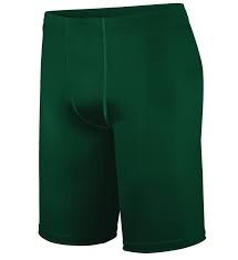 Green Color Running Compression Shorts