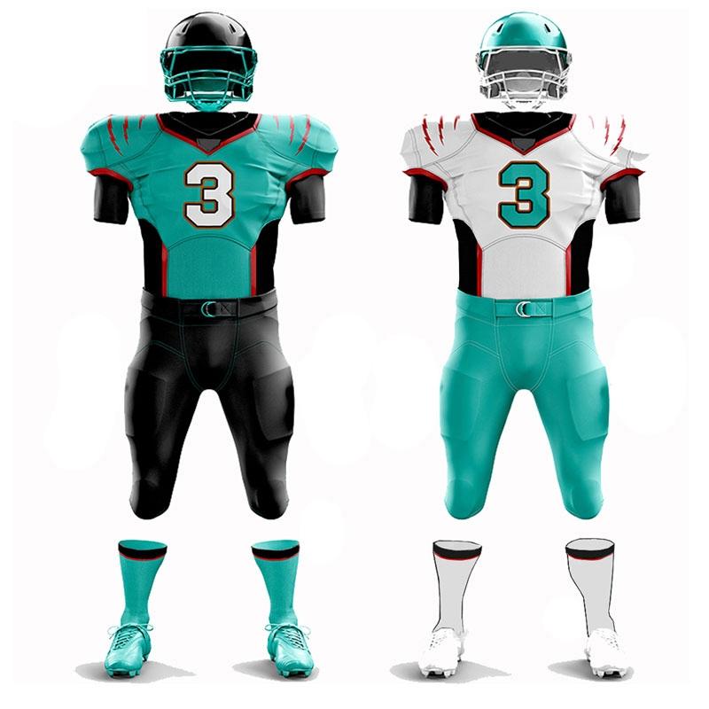Custom 12-Panel American Football Uniform with Socks
