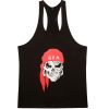Black Skull Tank Tops