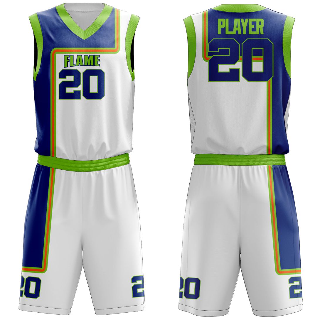 Wholesales Basketball Uniforms Sublimated - Flame