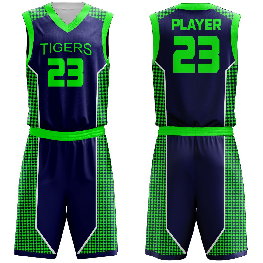 Wholesales Basketball Uniforms Sublimated - Tigers
