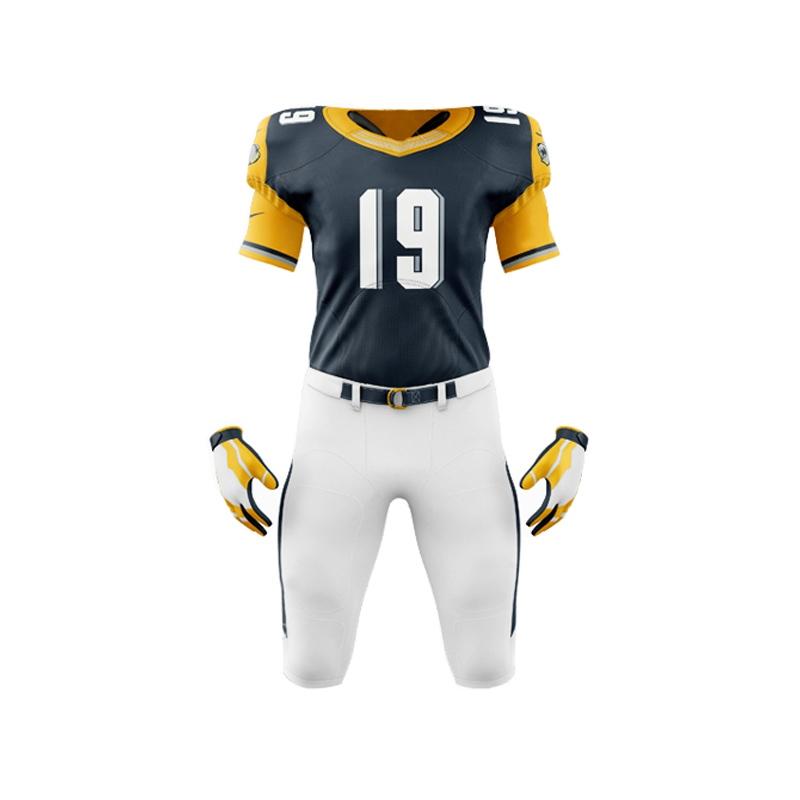 Sublimation American football jersey custom team football wear for men wholesale youth American football uniform