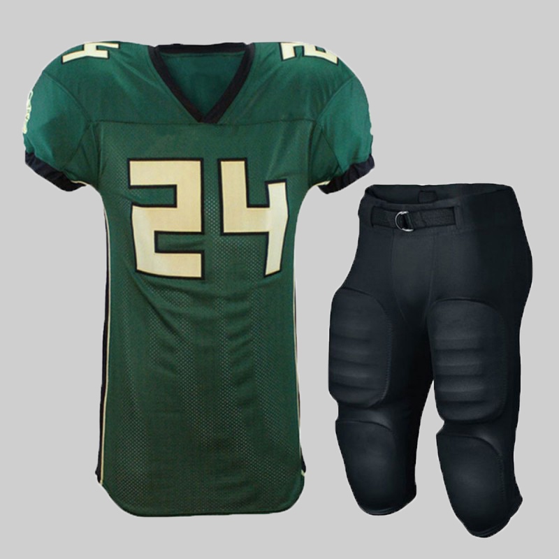 Customized American Football Uniform, Tackle Twill American Football Uniform
