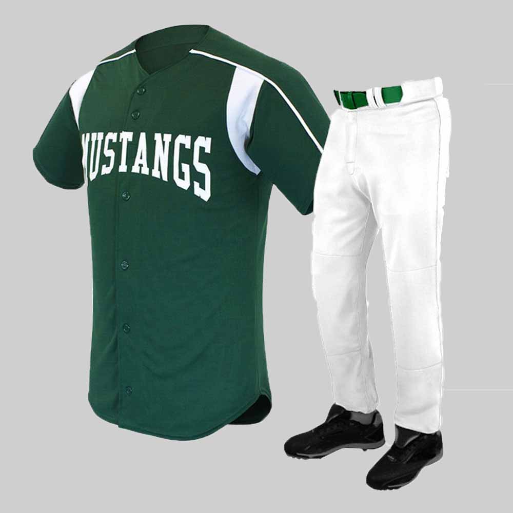 Mustangs Baseball uniform Custom Prices