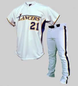 Lancers Custom Baseball Uniform Teamwear's