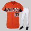 Woman's V neck team baseball jersey custom sublimated baseball jersey for woman's