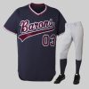 Cheap wholesale custom 100% polyester sublimation baseball jersey