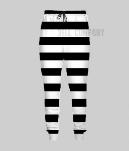 Black and White Designs Custom Sublimation Joggers | Sweatpants Cheap Prices