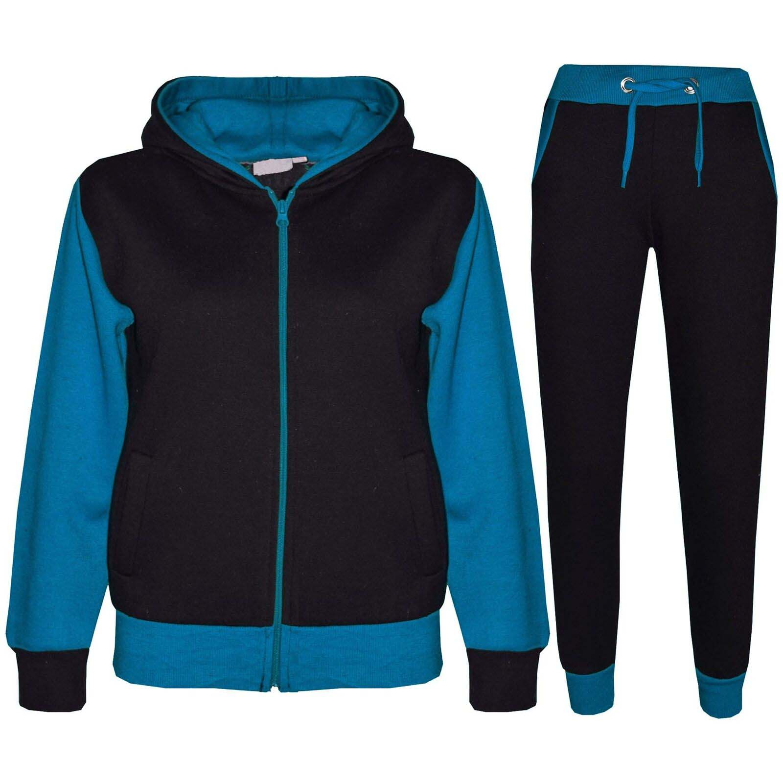 Women Warmup Jogging Suit Good Quality Women Warmup Suits In Blue and Black Colors