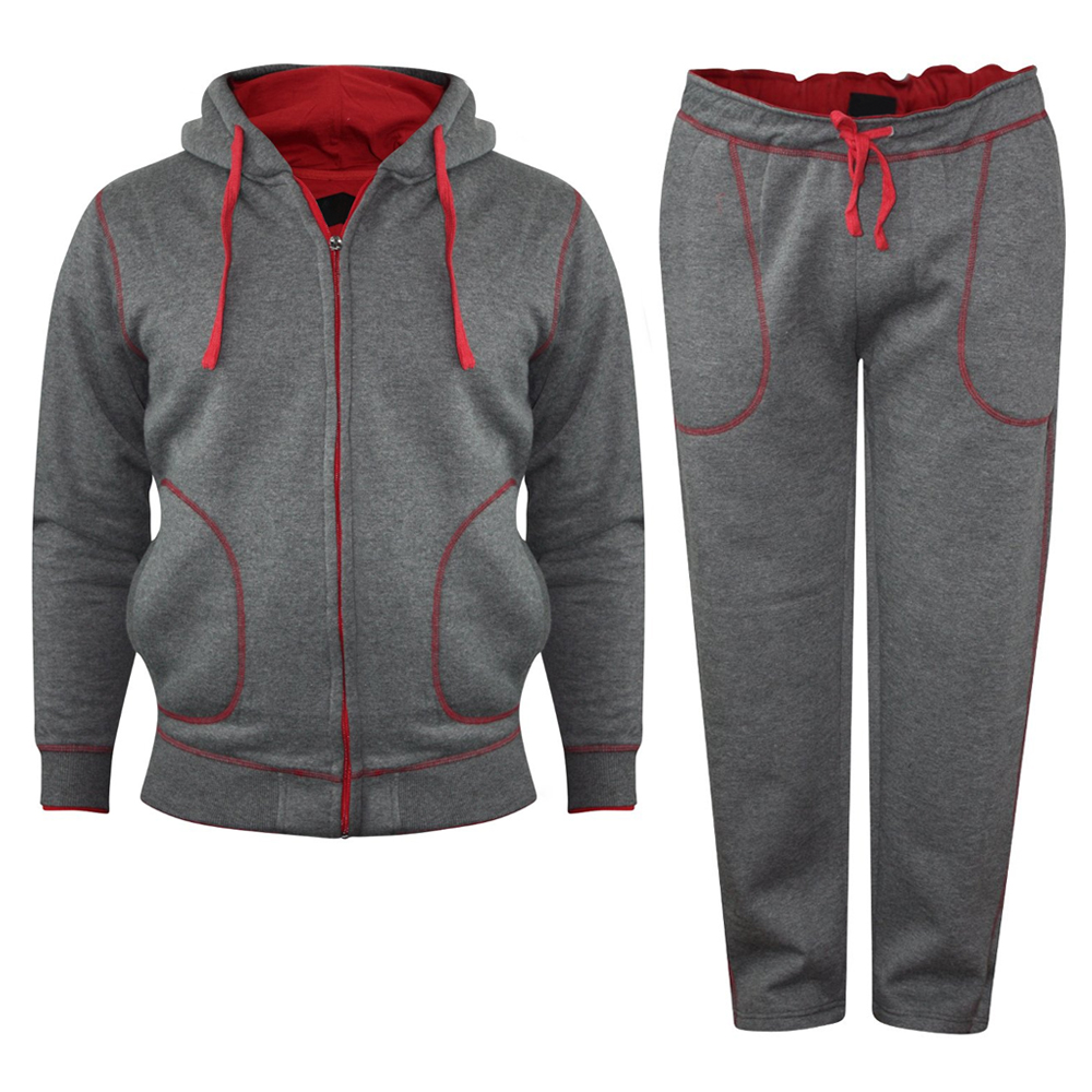 High Quality design your own tracksuit jogging top bottom hoodie trouser tracksuits set