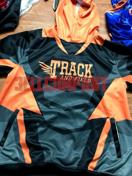 Track & Field Sublimation Hoodies 100% Polyester 
