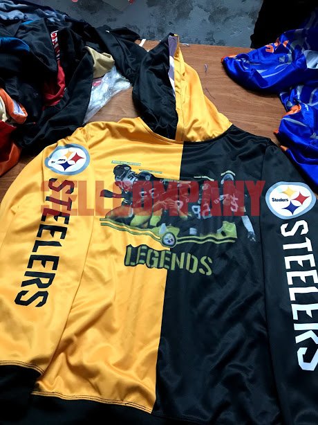 Steelers Sublimation Hoodies 100% Polyester