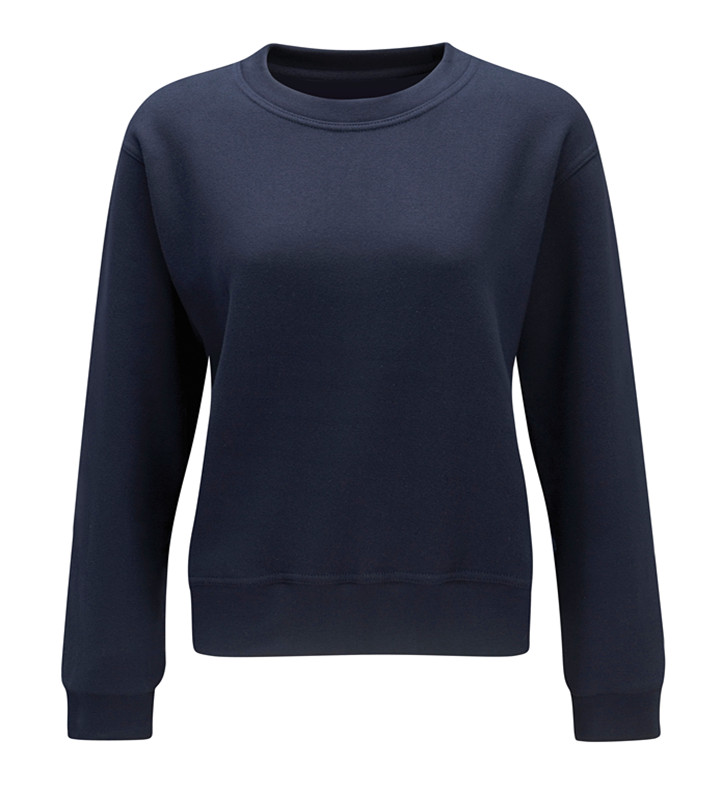 Women Sweatshirt Ladies Casual New Design Cotton Relaxed Fit Plain