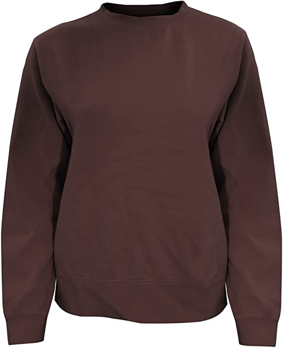 Wholesales custom embroidered logo crew neck women sweatshirt