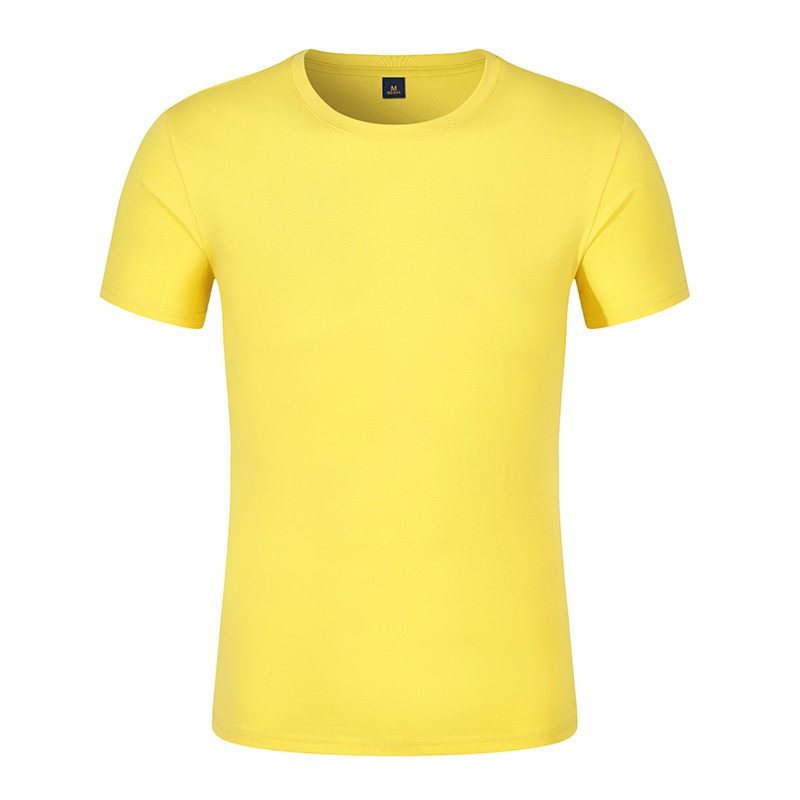 Yellow Short Sleeve O Neck Women T-Shirts