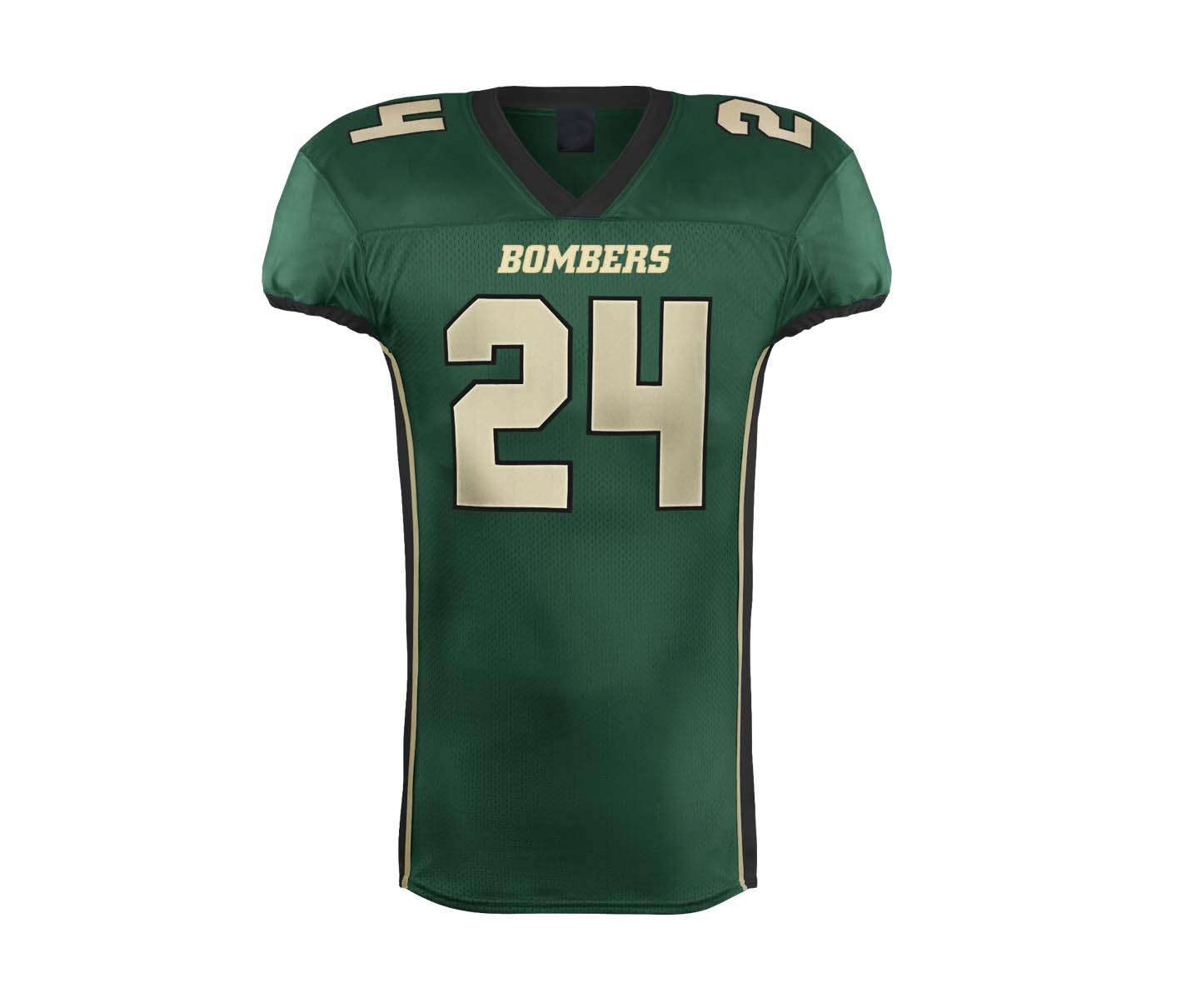 BOMBERS Green American Football Jersey