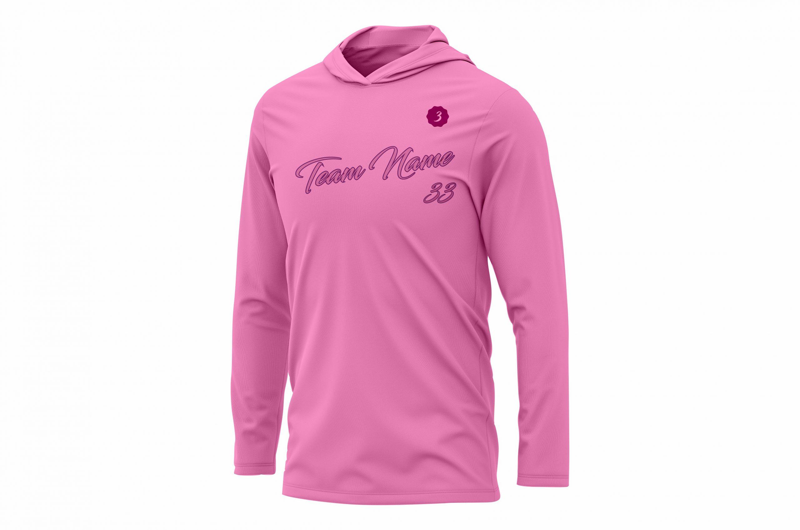 Pink Custom Basketball Shooting Shirt with Your Own Team Name or Logo Wholesale