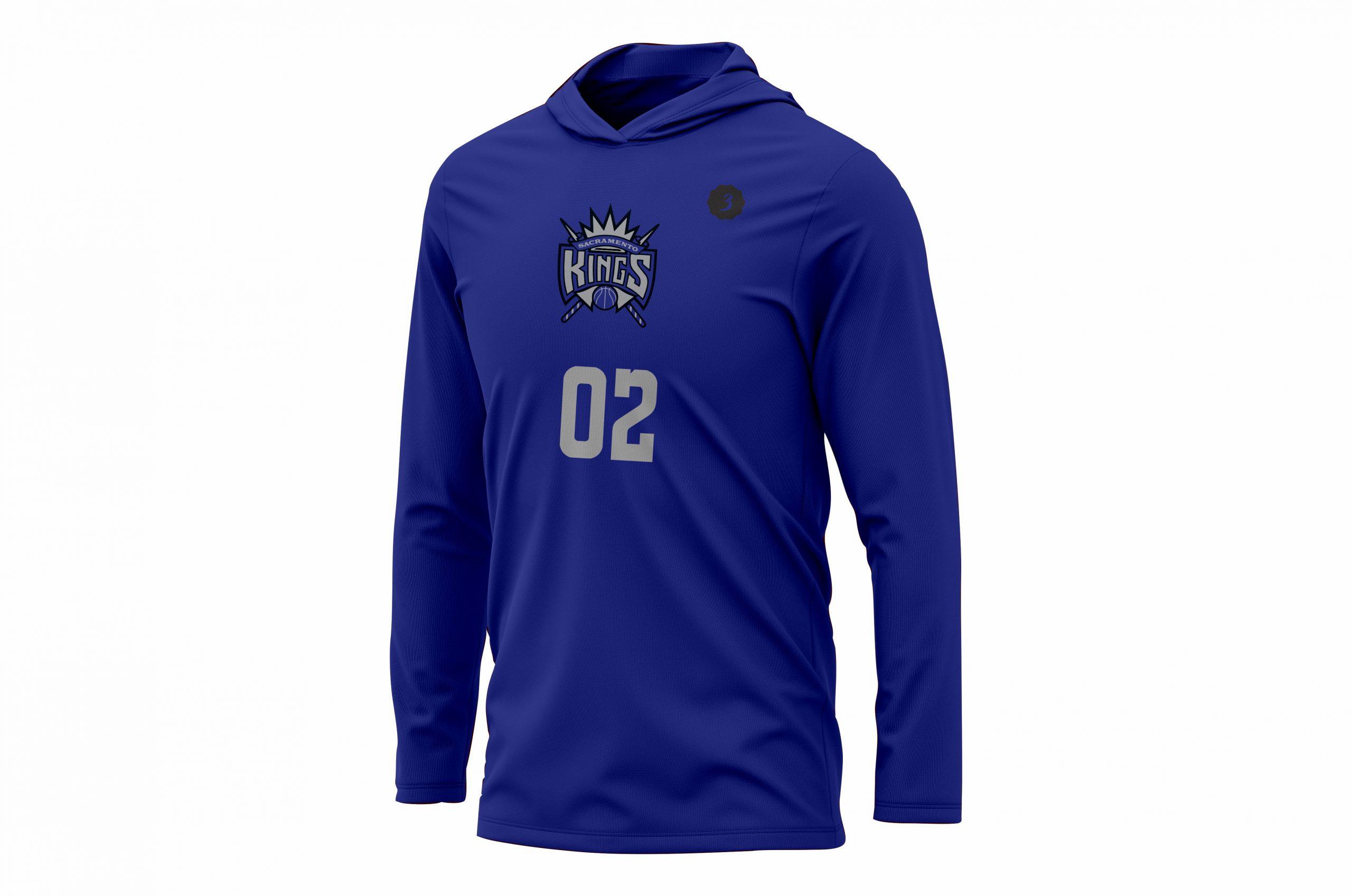 Blue Kings Custom Basketball Shooting Shirt Sublimated
