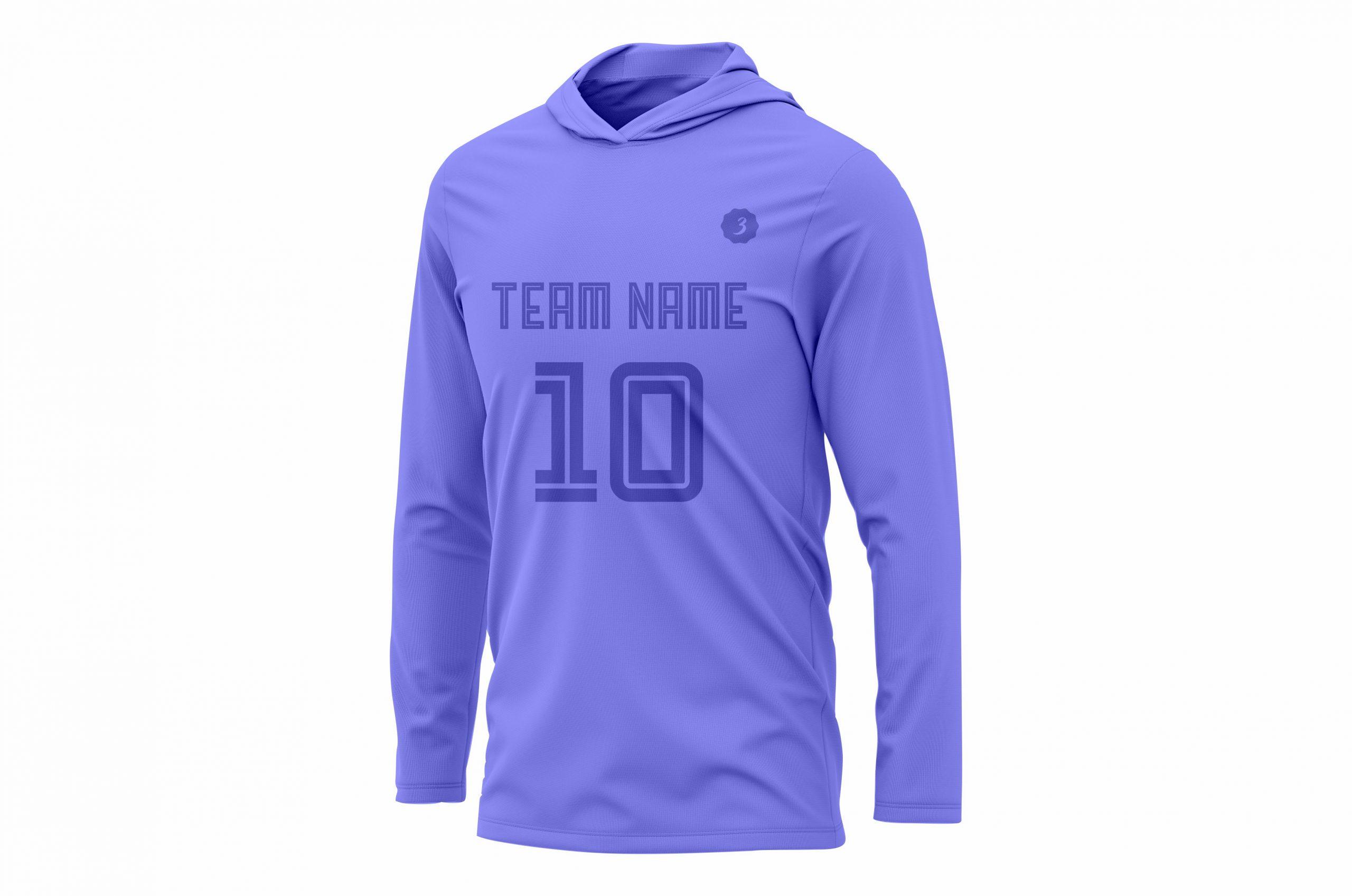 Light Purple Custom Basketball Shooting Shirt Sublimated