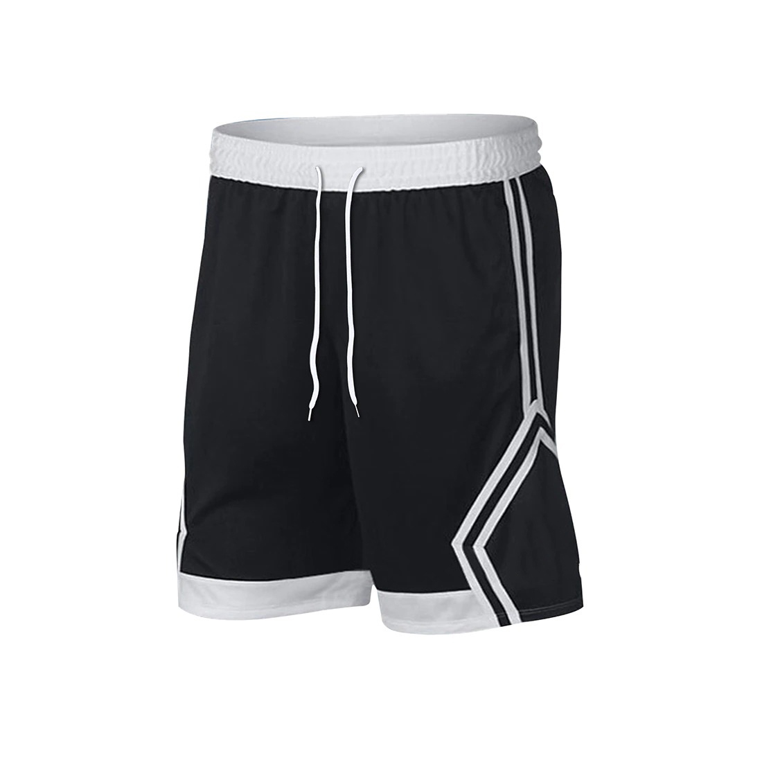 Custom Streetwear Polyester Mesh Embroidery Men's Basketball Shorts With Zipper Pockets