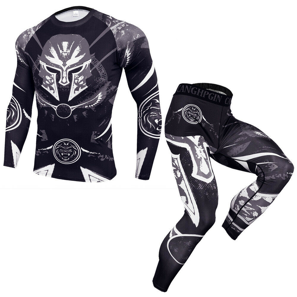 Men's Compression Shirt and Pants with Custom Logo Your Teams