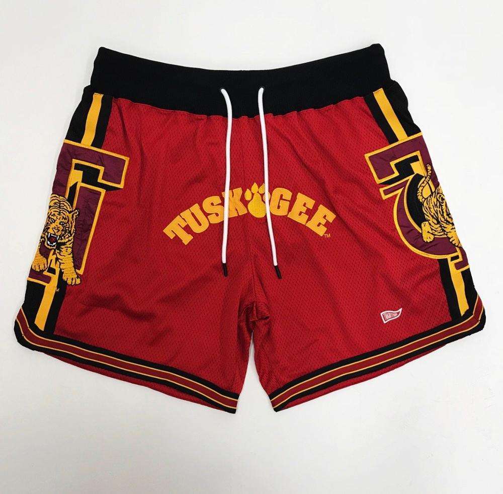 Custom Design Sublimated Basketball Shorts Tackle Twill Shorts Stitched Embroidered Basketball Shorts