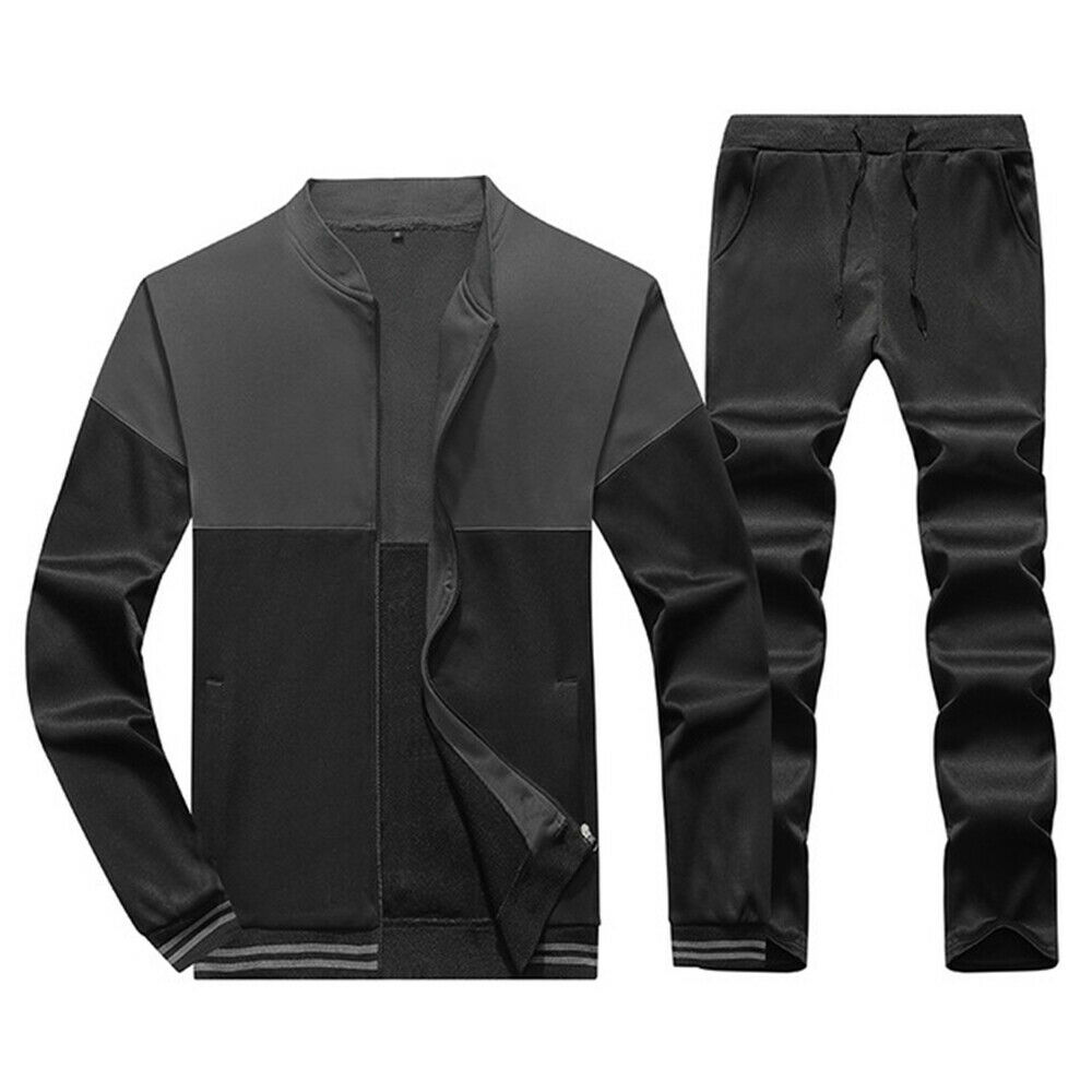 Men's Plain Polyester Tracksuits Wholesale