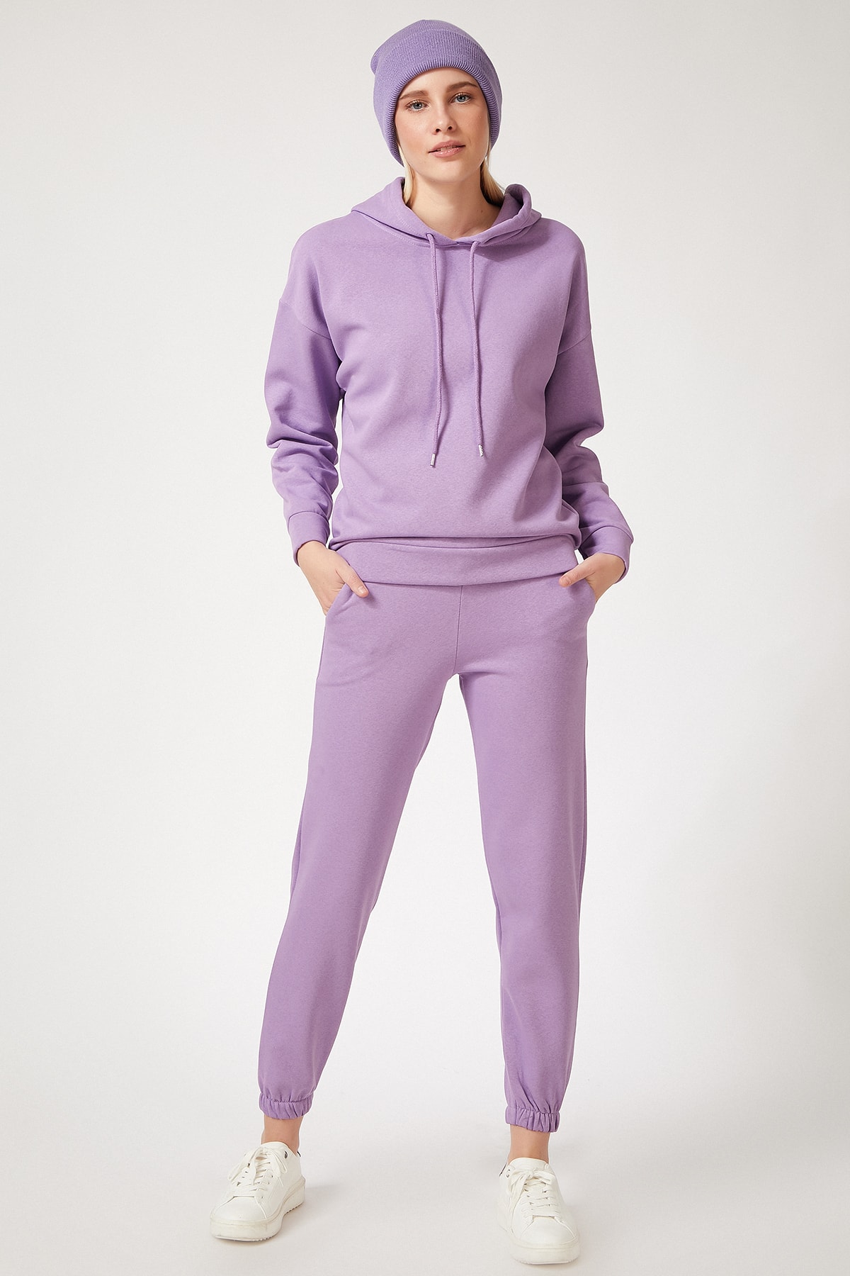 Women's Lilac Fleece Winter Track Suit
