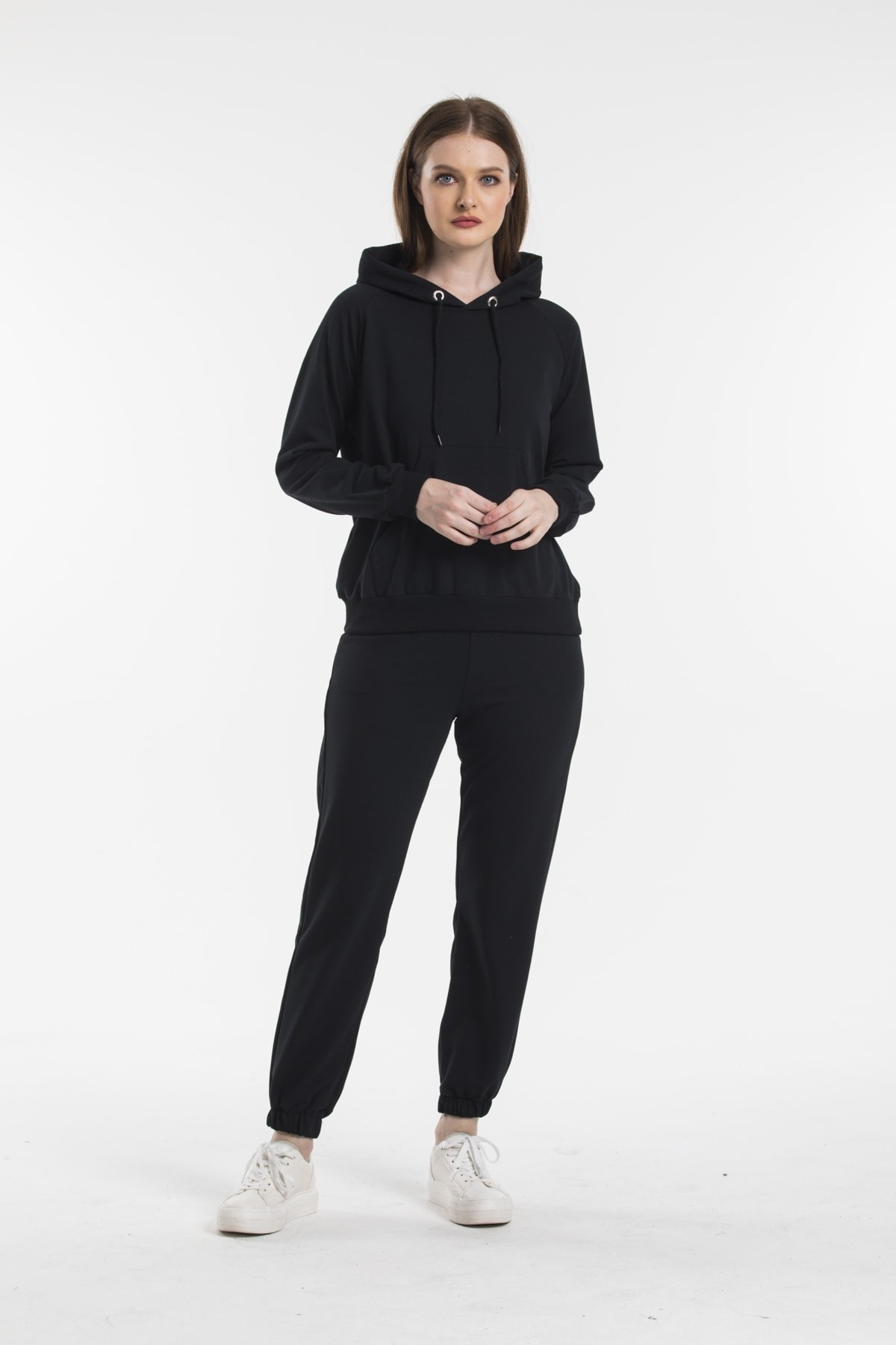 Women's Thread Hooded Kangaroo Pocket Tracksuit