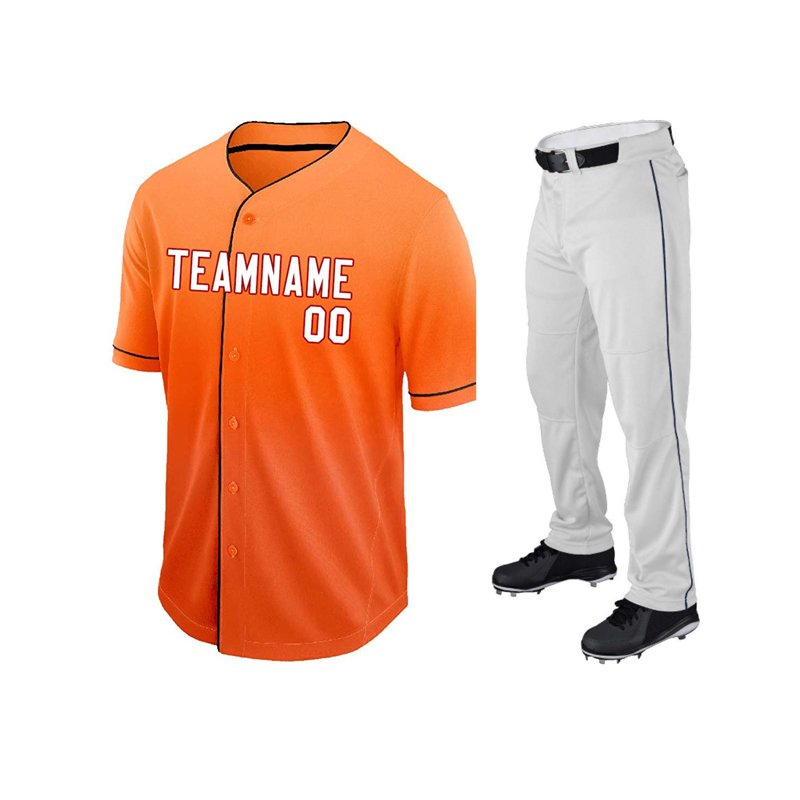 Professional Custom Made Your Own Design High Quality Light Weight Best Design 2022 Sports Wear Baseball Uniform