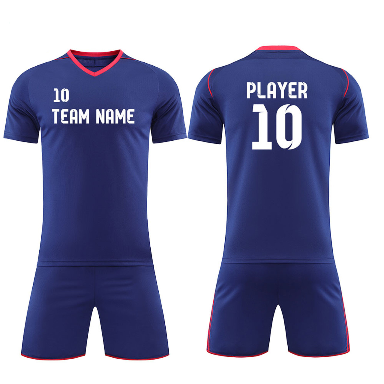 Latest Design A Football Team Kit Cheap Soccer Uniforms For Team maillot de foot Sublimation Soccer Wear