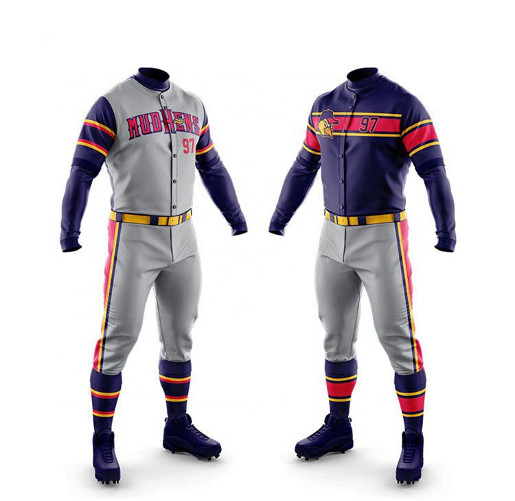 Customize Logo Baseball Uniforms High Quality Sublimated Design Baseball Uniforms Service Baseball Jersey For Men