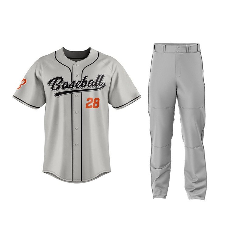 Customize sublimated Team Name Logo Number Printing sports baseball wear uniform