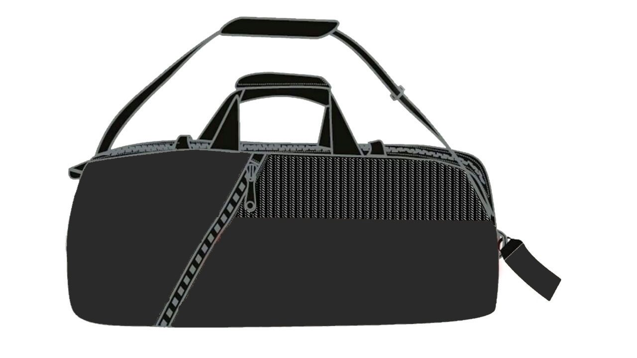 New Wholesale Black Toiletry Customize Big Zipper Bag