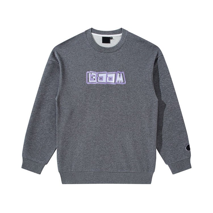 100% Cotton mens crewneck sweat shirts custom logo pullover sweatshirt for men