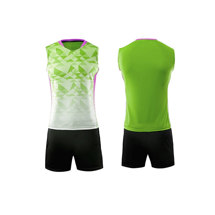 Manufacturer Cheap Custom Volleyball Uniforms Womens Sublimated Volleyball V-Neck Jerseys