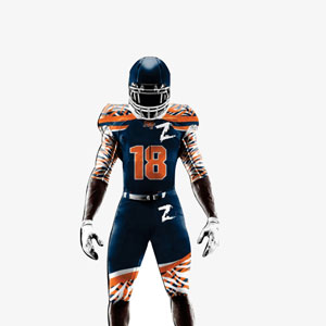 Custom American Football Uniforms Sublimated