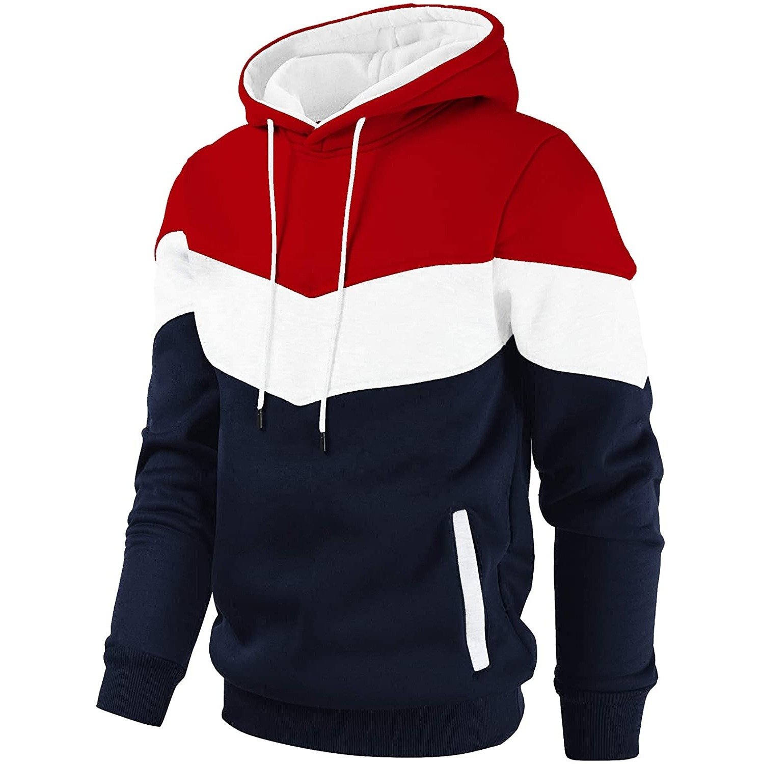 Wholesale 100% Cotton Polyester Solid Sweatshirt Set Custom White Men's Hoodies & Sweatshirts For Man