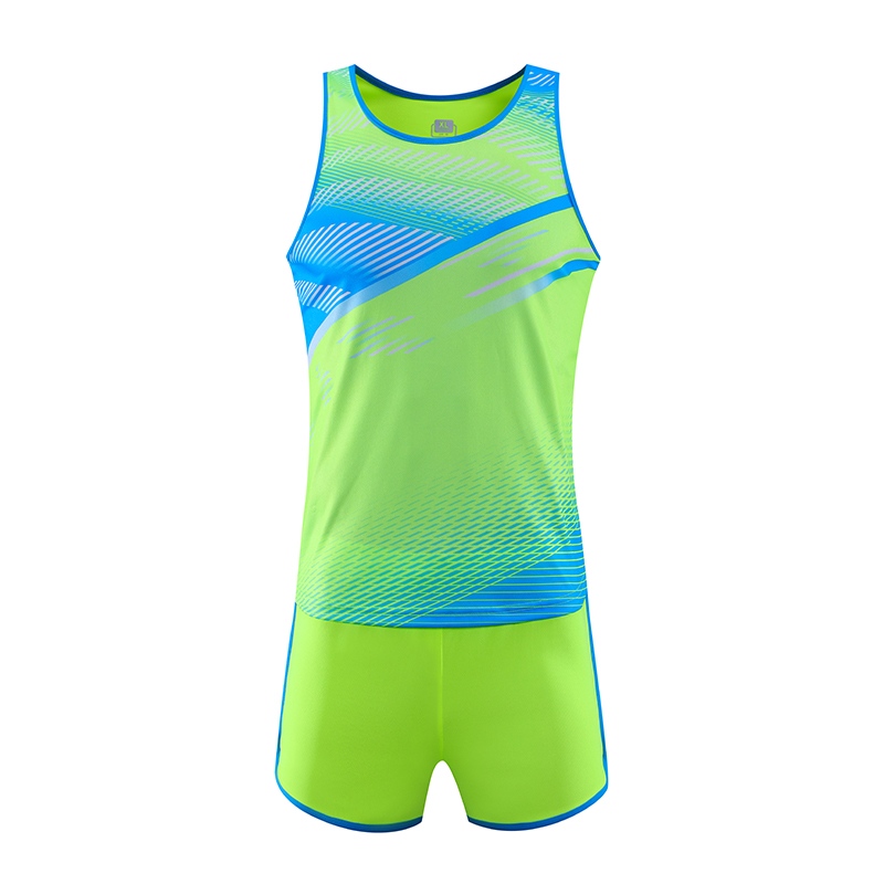 New Arrival Customized Unisex Cheap Sublimated Track And Field Uniform Set 100% polyester Quick Dry Blank Marathon Track Uniform