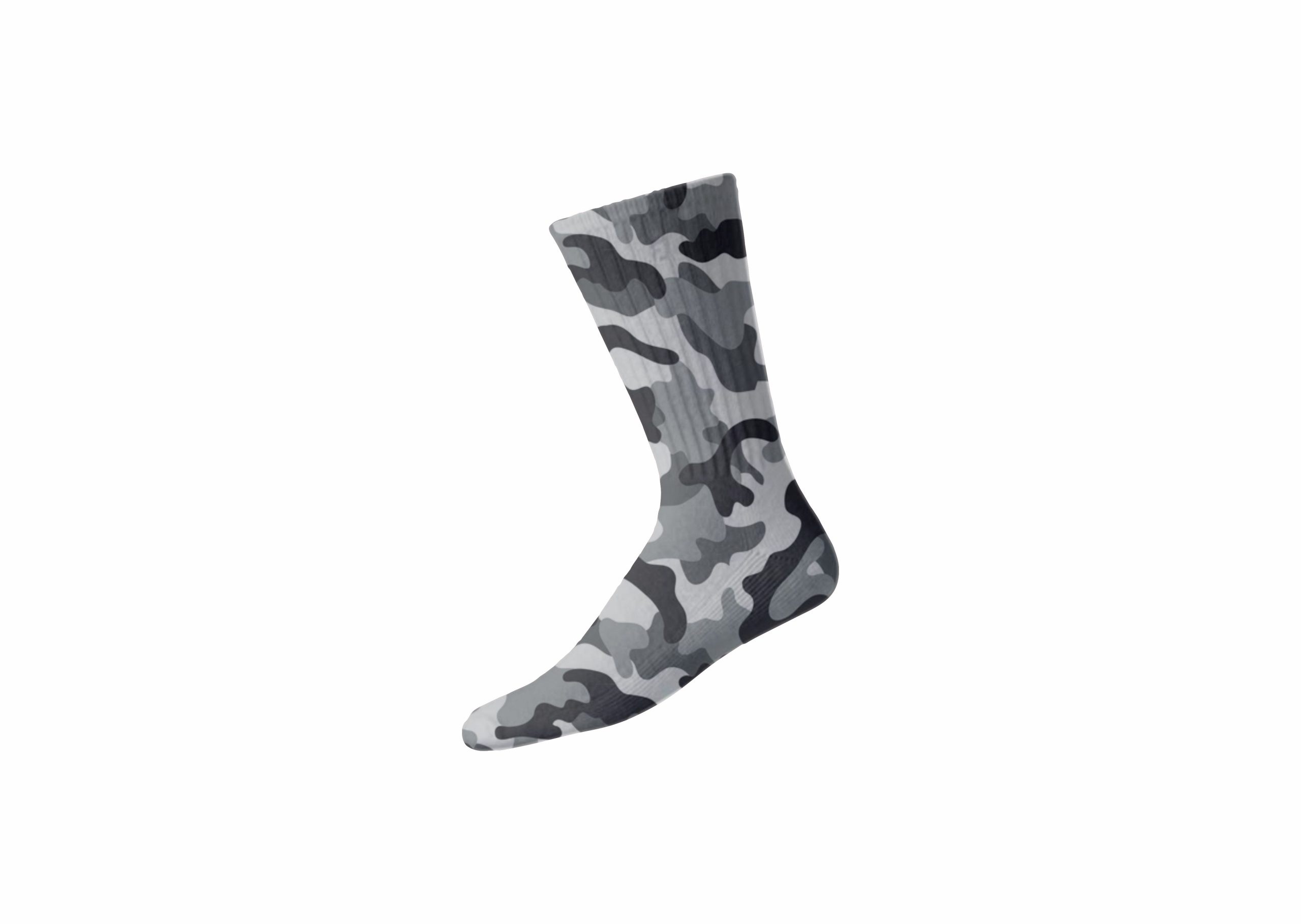 Socks Unisex Men's Sport Grey Socks Custom Logo Cotton Socks